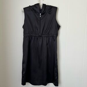 Tommy by Tommy Hilfiger Sleeveless Black Midi Dress with Hood